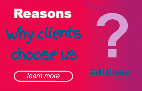 Why choose Editione